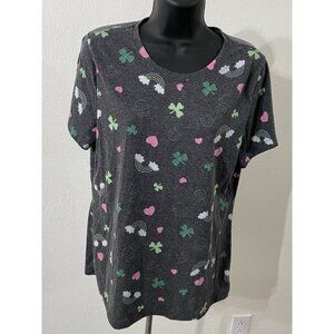 Way To Celebrate St. Patrick’s Day Womens Size L (12/14) Short Sleeve Top